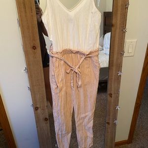 Yellow and White Jumper